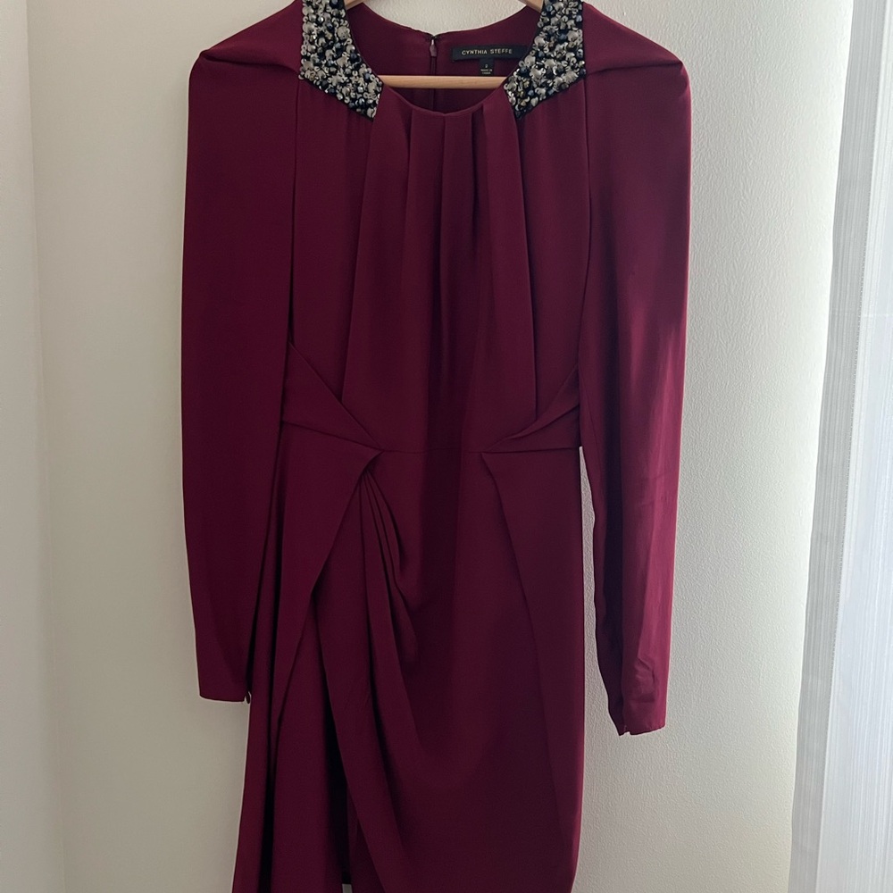 Cynthia Steffe vintage Dress with Embellished Shoulders